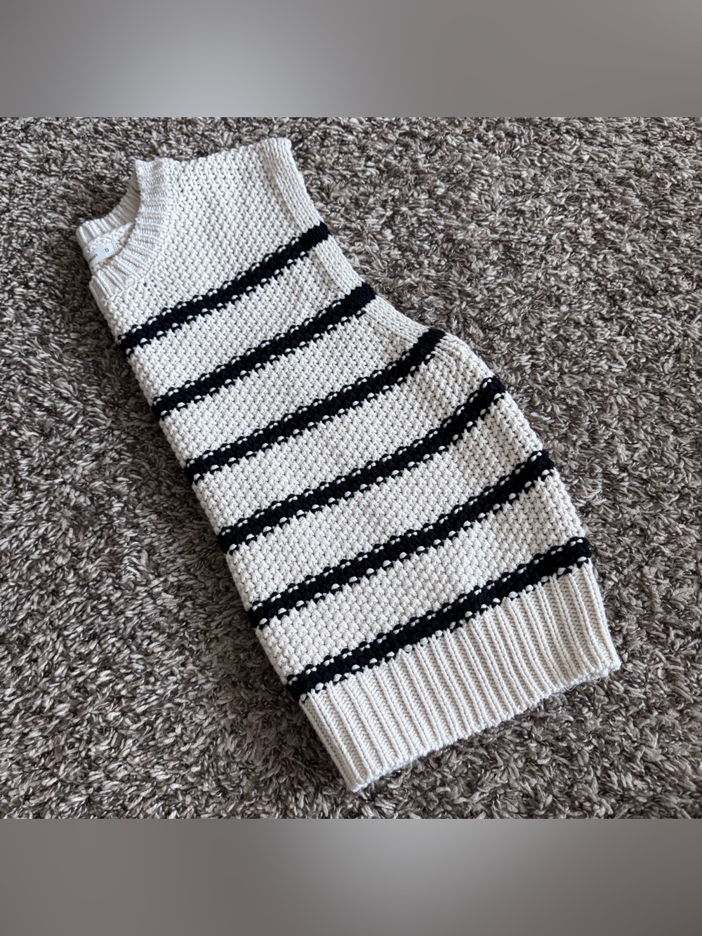 Moon & Madison Striped Knit Sweater Vest